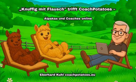 „Knuffig mit Flausch“ trifft CoachPotatoes – Alpakas und Coaches online